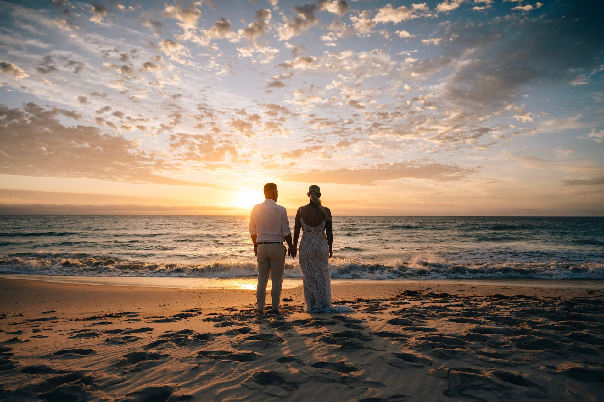 Coastal couple portrait